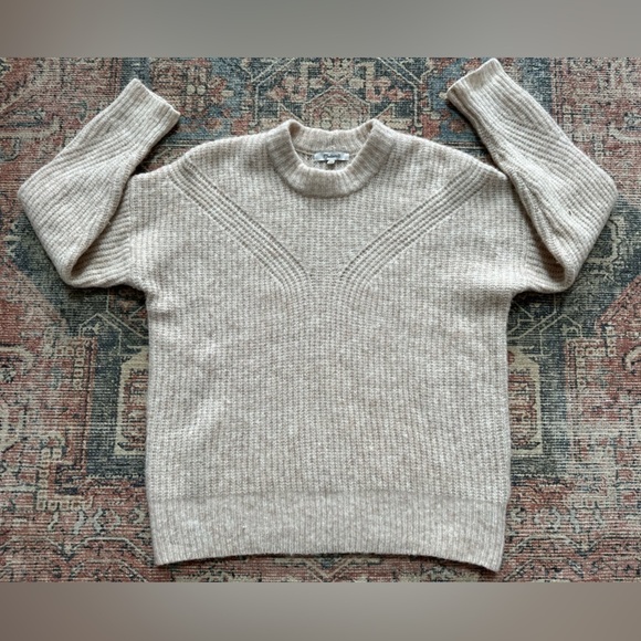 Madewell Sweaters - Madewell Long Sleeve Beige Sweater/Size XXS